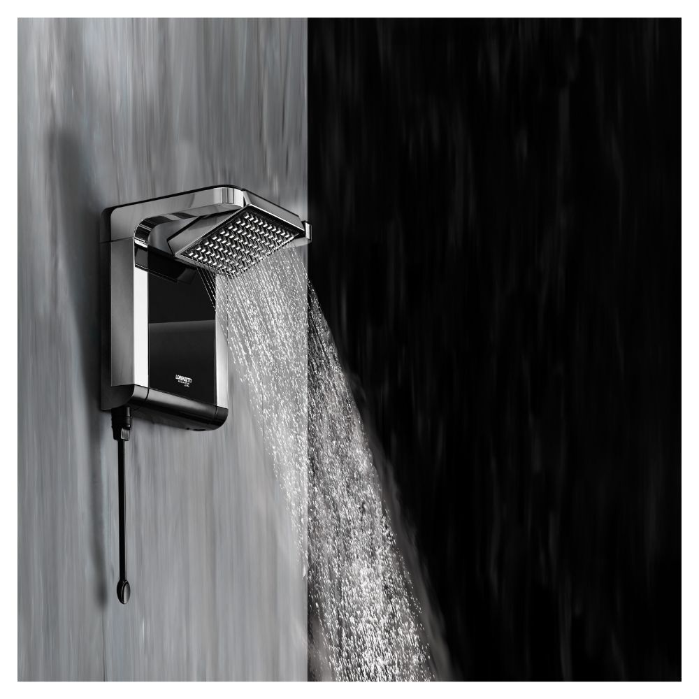 Chuveiro Lorenzetti Acqua Star Ultra Eletrônico Preto/Cromado 5500W 110V